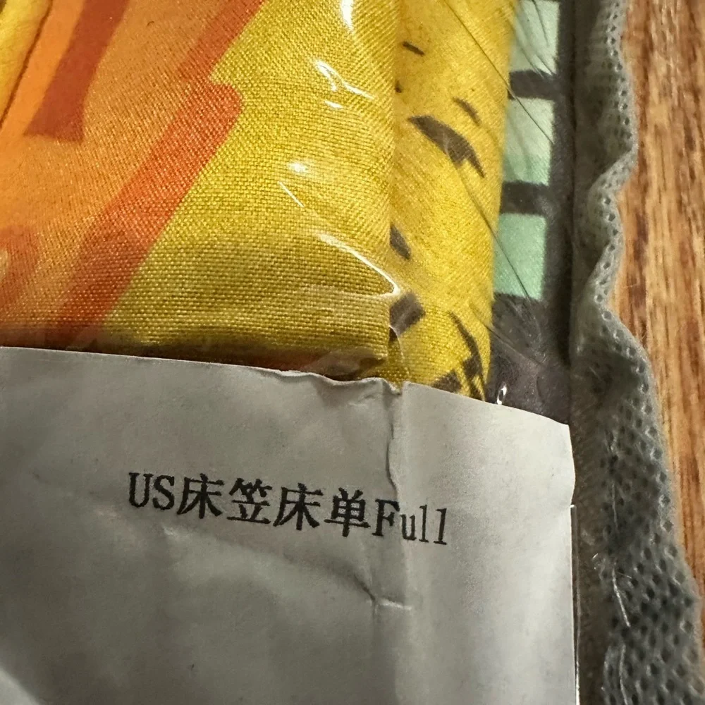 🆕 Construction Truck Bed Sheet Set Full Size